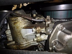 Oil leaking on to BMW electric water pump caused failure of water pump